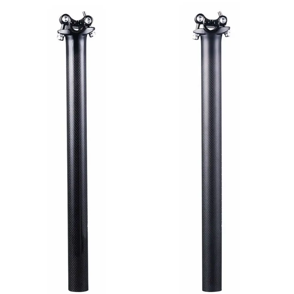 Bicycle Seatpost Carbon Fiber Road Mountain MTB Bike Seat Posts Diameter 27.2mm 30.8mm 31.6mm Length 350mm 400mm 450mm
Bicycle Seatpost Carbon Fiber Road Mountain MTB Bike Seat Posts Diameter 27.2mm 30.8mm 31.6mm Length 350mm 400mm 450mm