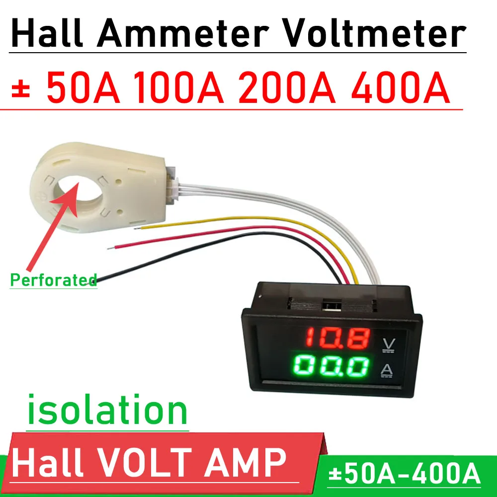 Амперметр DYKB Hall, Вольтметр постоянного тока 0-300 В ± 50 А, монитор батареи, цифровой измеритель напряжения тока 12 В 24 в 36 в 48 в 60 в
Амперметр DYKB Hall, Вольтметр постоянного тока 0-300 В ± 50 А, монитор батареи, цифровой измеритель напряжения тока 12 В 24 в 36 в 48 в 60 в