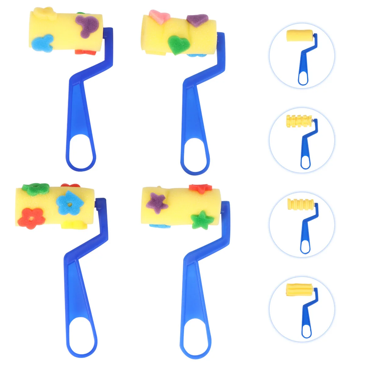 8 Pcs Foam Brush Sponge Drawing Roller Scroll Wheel Graffiti Tool Funny Preschool
8 Pcs Foam Brush Sponge Drawing Roller Scroll Wheel Graffiti Tool Funny Preschool