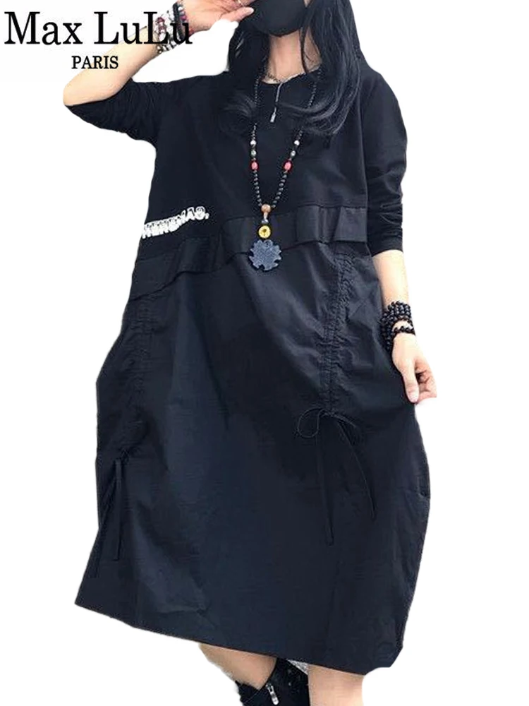 Max LuLu European Style 2022 Spring Dress Womens Casual Black Vestidos Ladies Printed Patchwork Clothes Punk Dresses Big Size
Max LuLu European Style 2022 Spring Dress Womens Casual Black Vestidos Ladies Printed Patchwork Clothes Punk Dresses Big Size