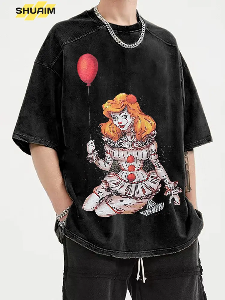 Vintage Anime Doll Digital Printing Men's T-Shirts Hip Hop Tshirt Streetwear Summer Short Sleeve T Shirt Cotton Oversize Tops
Vintage Anime Doll Digital Printing Men's T-Shirts Hip Hop Tshirt Streetwear Summer Short Sleeve T Shirt Cotton Oversize Tops