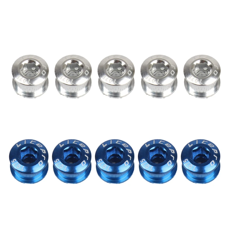 Litepro 10Pcs Single Crankset Screw Bicycle Chain Ring Wheel Bolt Road MTB Bicycle Disc Screws Blue & Silver
Litepro 10Pcs Single Crankset Screw Bicycle Chain Ring Wheel Bolt Road MTB Bicycle Disc Screws Blue & Silver
