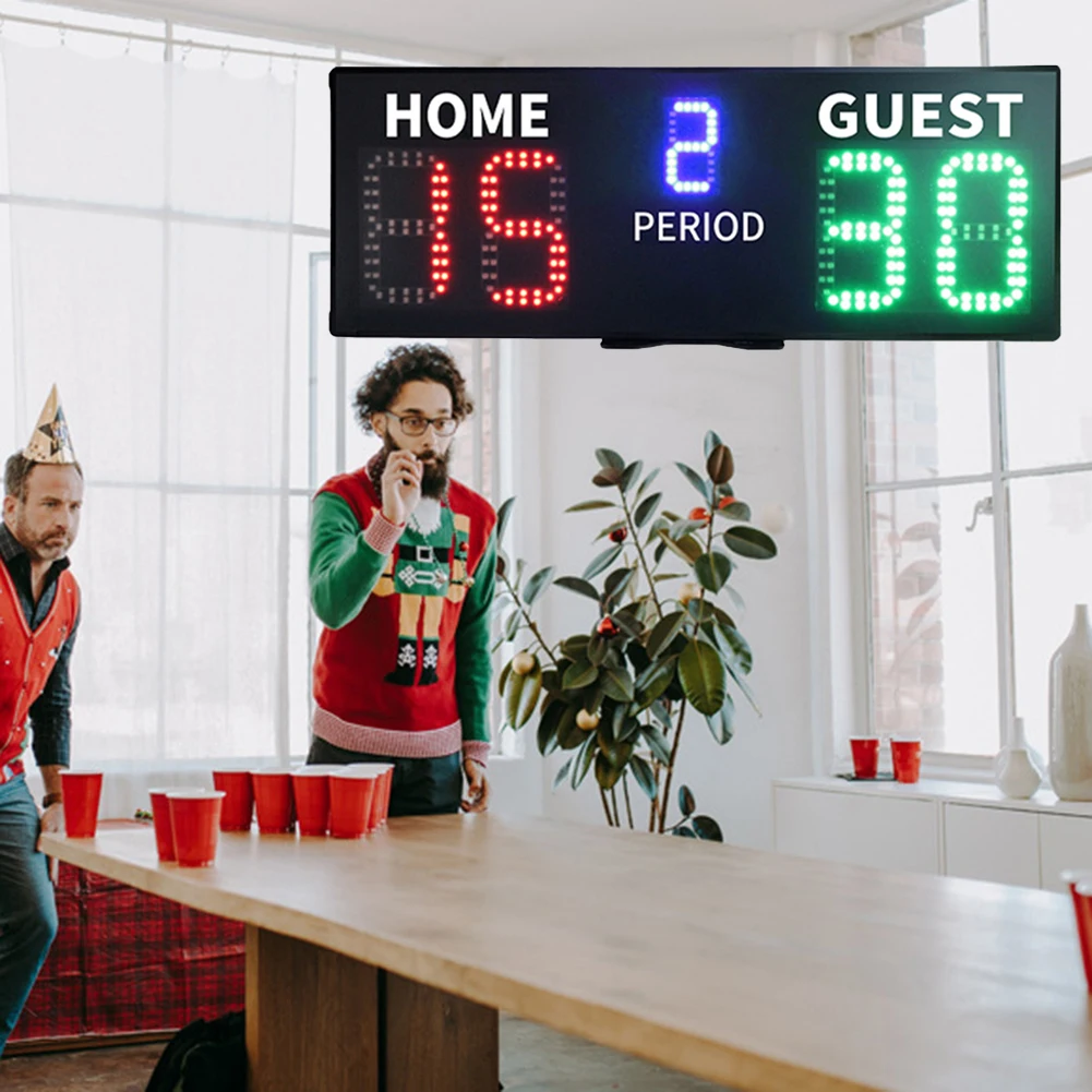 Professional Electronic Scoreboard for Tennis Basketball Billiards Volleyball Badminton Soccer Easy to Read Display!
Professional Electronic Scoreboard for Tennis Basketball Billiards Volleyball Badminton Soccer Easy to Read Display!