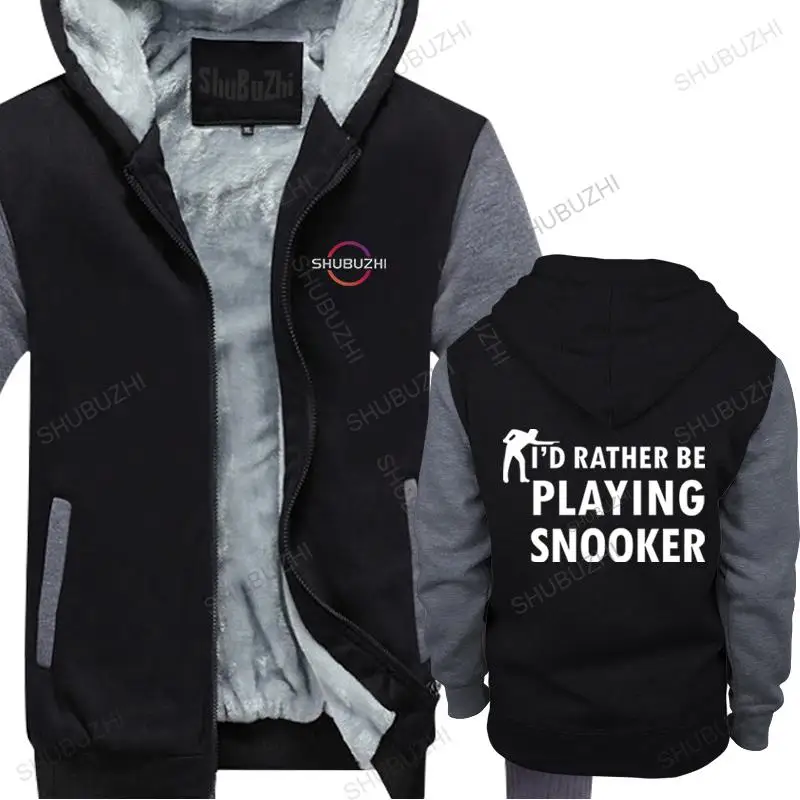 Men streetwear fleece hooded zipper winter sweatshirt top I'd Rather Be Playing Snooker cotton thick jacket warm coat hoodie
Men streetwear fleece hooded zipper winter sweatshirt top I'd Rather Be Playing Snooker cotton thick jacket warm coat hoodie