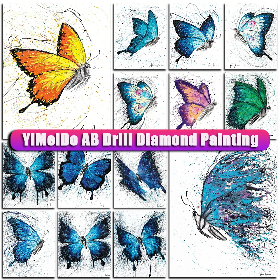 YiMeido 5D DIY AB Diamond Painting Butterfly Picture of Rhinestones Zipper bag Diamond Embroidery Animal Cross stitch Mosaic Art
YiMeido 5D DIY AB Diamond Painting Butterfly Picture of Rhinestones Zipper bag Diamond Embroidery Animal Cross stitch Mosaic Art