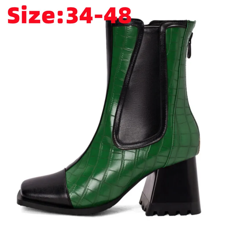 ZIXIYUA ZA Ankle Boots, Winter 2022 Retro Casual Round Toe Punk Style Mixed Color Designer Shoes, Women, Botas Femininas botas
ZIXIYUA ZA Ankle Boots, Winter 2022 Retro Casual Round Toe Punk Style Mixed Color Designer Shoes, Women, Botas Femininas botas