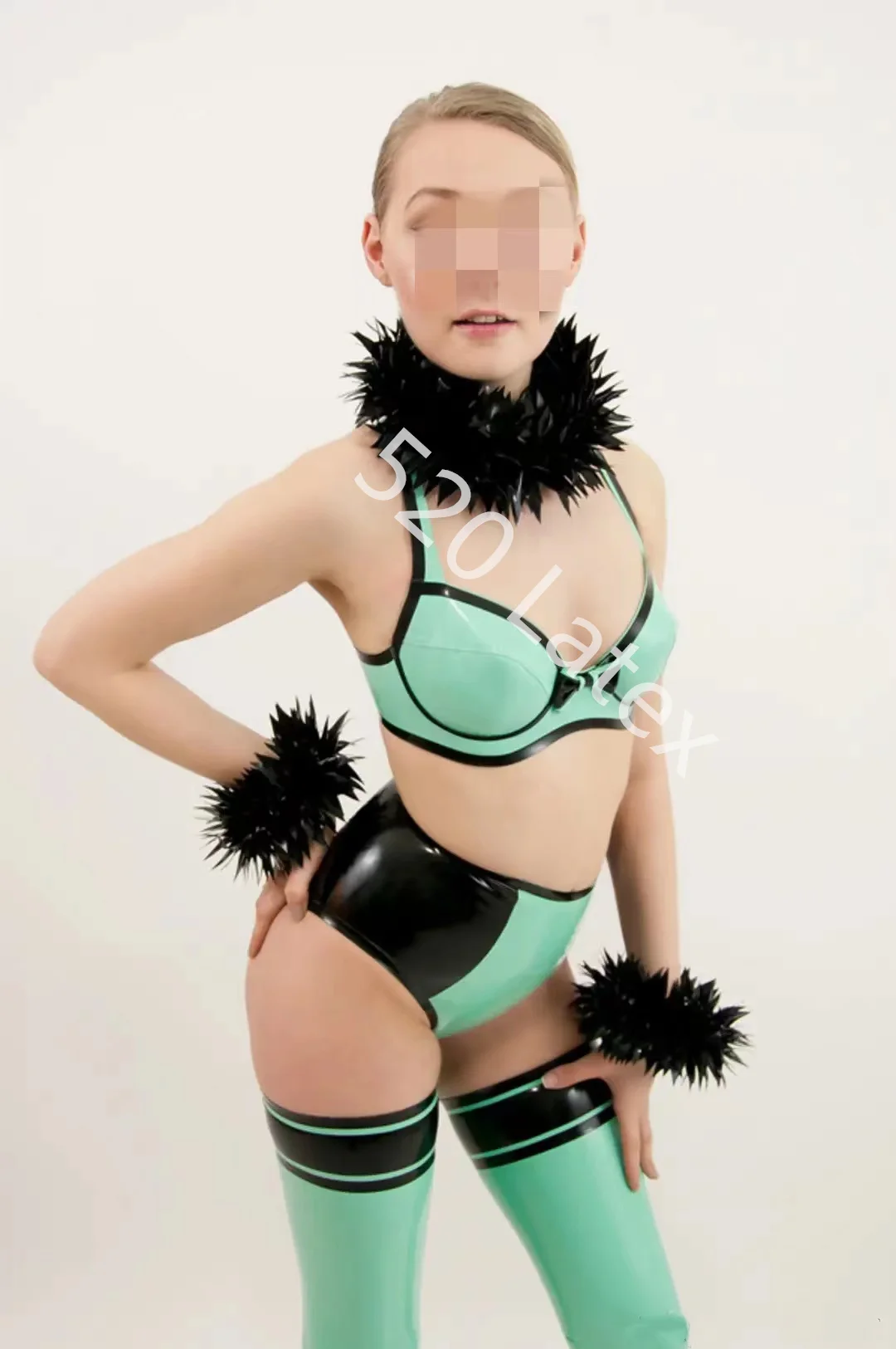 Latex/Rubber/Fetish/Catsuit/Costume/Masquerade/sexy/party/Green and Black bra beach swimming pool Underwear Only Bra
Latex/Rubber/Fetish/Catsuit/Costume/Masquerade/sexy/party/Green and Black bra beach swimming pool Underwear Only Bra