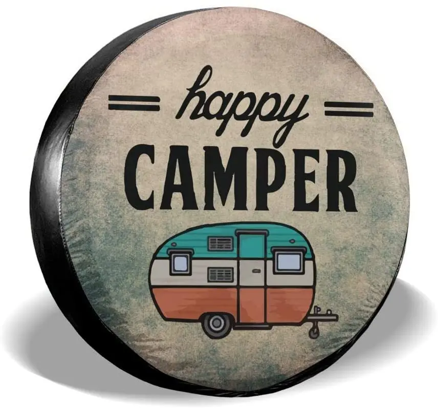 MOLIAN Happy Campering Camping Outdoor Spare Tire Cover, Universal Fit for Jeep,Trailer, Rv, SUV, Truck and Many Vehicle, Diamet
MOLIAN Happy Campering Camping Outdoor Spare Tire Cover, Universal Fit for Jeep,Trailer, Rv, SUV, Truck and Many Vehicle, Diamet