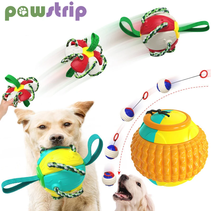 Dog Football Toy Outdoor Pet Interactive Flying Saucer Ball Chewing Toys for Dogs Agility Training Toy Clean Teeth Dog Supplies
Dog Football Toy Outdoor Pet Interactive Flying Saucer Ball Chewing Toys for Dogs Agility Training Toy Clean Teeth Dog Supplies