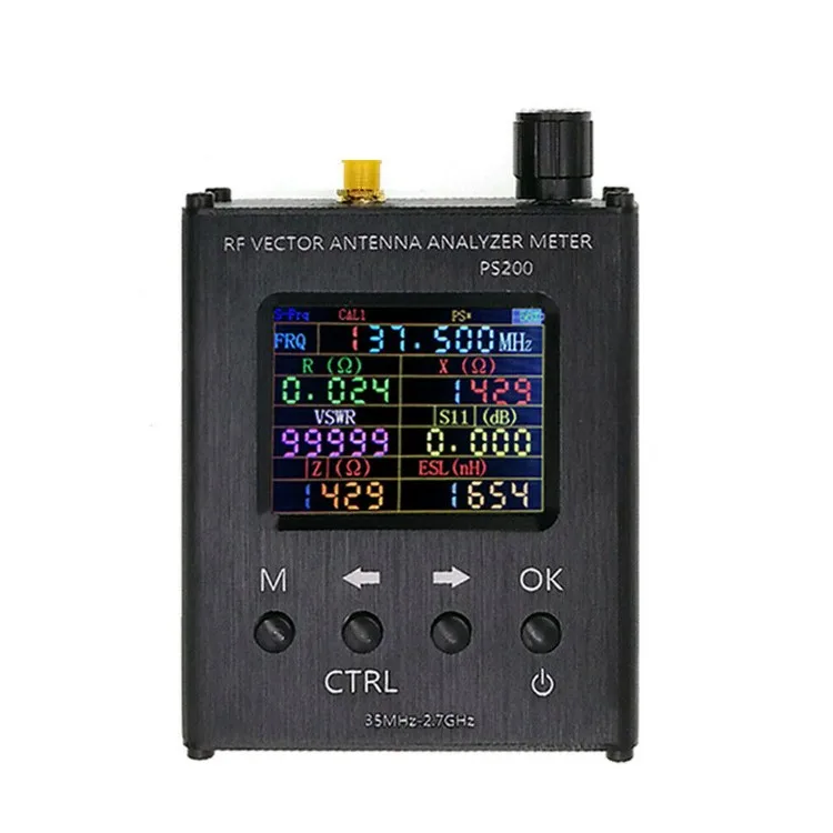 34.375MHZ-2.7GHz RF Vector Antenna Analyzer SWR Meter For Resistance Impedance SWR S11 PS200 N1201SA+
34.375MHZ-2.7GHz RF Vector Antenna Analyzer SWR Meter For Resistance Impedance SWR S11 PS200 N1201SA+