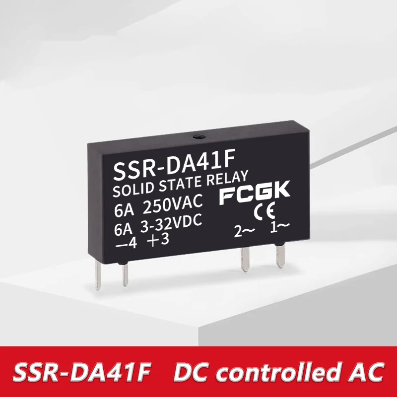 Тонкое реле SSR-41FDA SSR-41FDD Твердотельное реле 6a Реле на DIN-рейку Управление постоянным током Управление постоянным током
Тонкое реле SSR-41FDA SSR-41FDD Твердотельное реле 6a Реле на DIN-рейку Управление постоянным током Управление постоянным током
