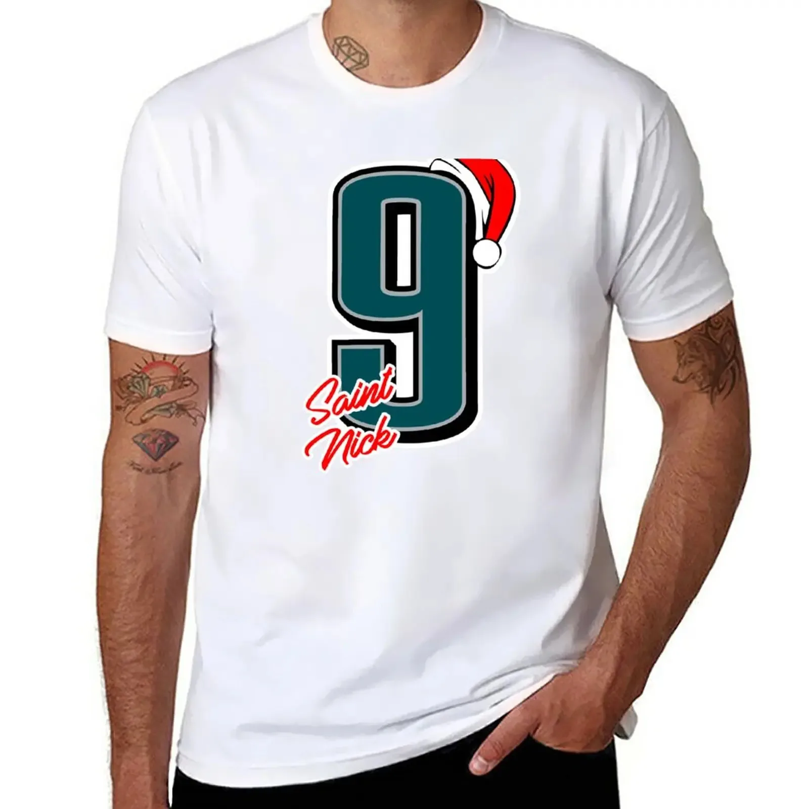 Футболка St Nick Foles 2 мужские футболки без рисунка короткая футболка с большим и