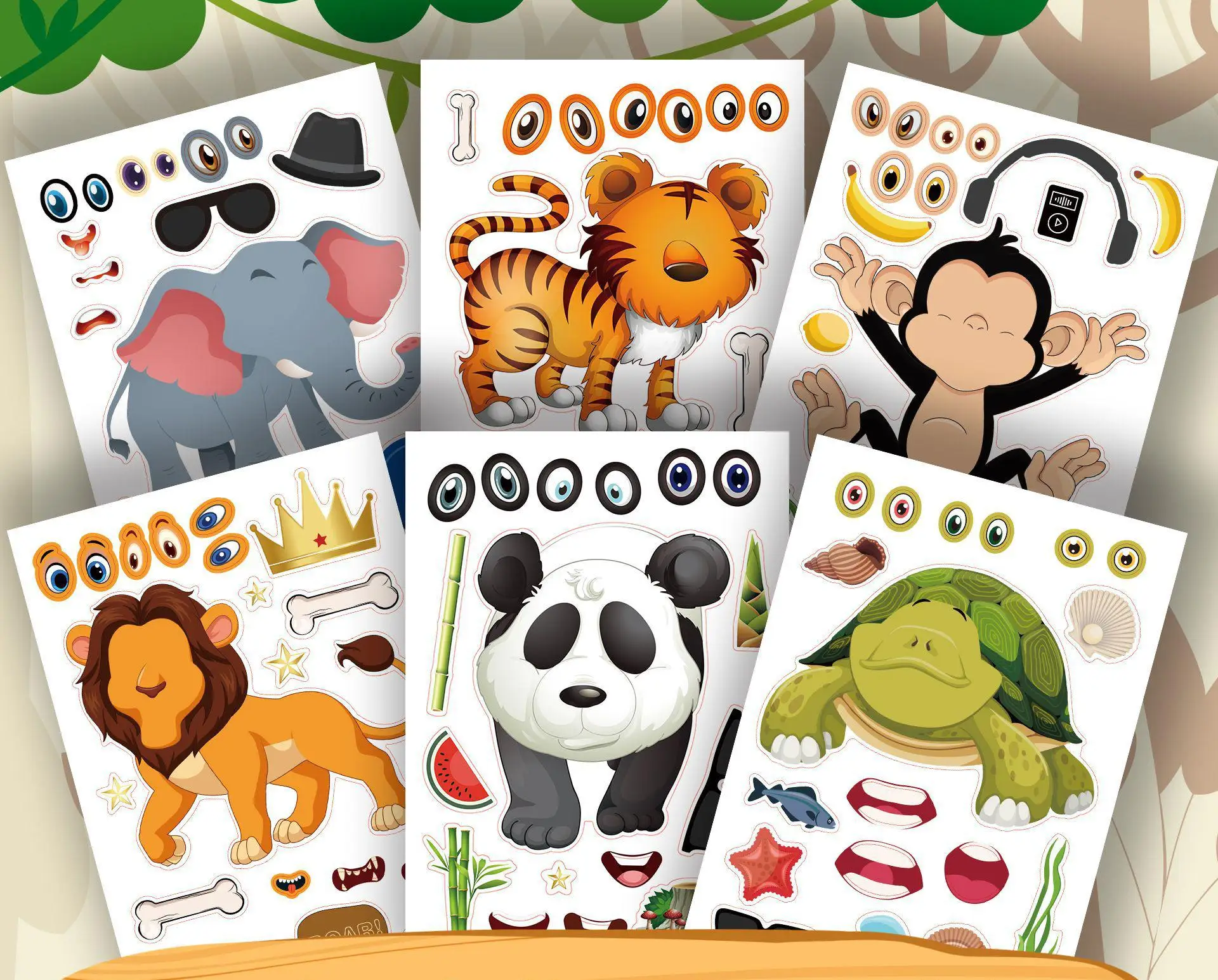 24 DIY Jigsaw Puzzle Stickers Game for Kids Cartoon Animals Assembling Puzzle Stickers Kids Educational Toys Boys Girls Gifts
24 DIY Jigsaw Puzzle Stickers Game for Kids Cartoon Animals Assembling Puzzle Stickers Kids Educational Toys Boys Girls Gifts