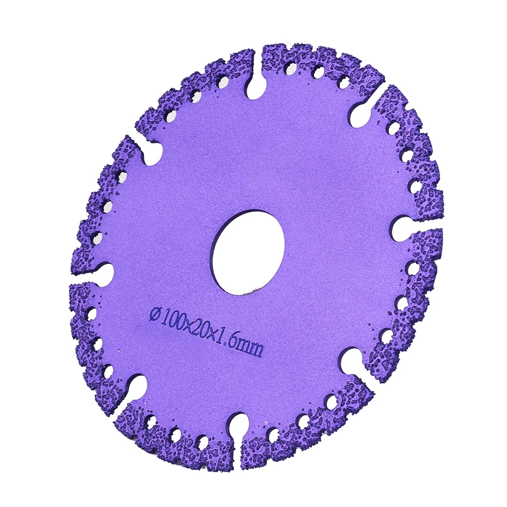 Vacuum Brazed Diamond Saw Blade For Steel Metal Stone Iron Rebar Aluminum Copper Pipe All Purpose Demolition Cutting Disc
Vacuum Brazed Diamond Saw Blade For Steel Metal Stone Iron Rebar Aluminum Copper Pipe All Purpose Demolition Cutting Disc