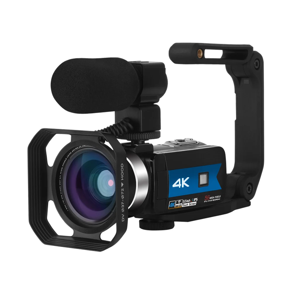 

Full 4K UHD YouTube потоковая видеокамера профессиональные цифровые камеры 56MP открытый WIFI видеорегистратор Vlog вязаный ИК Ночное Видение