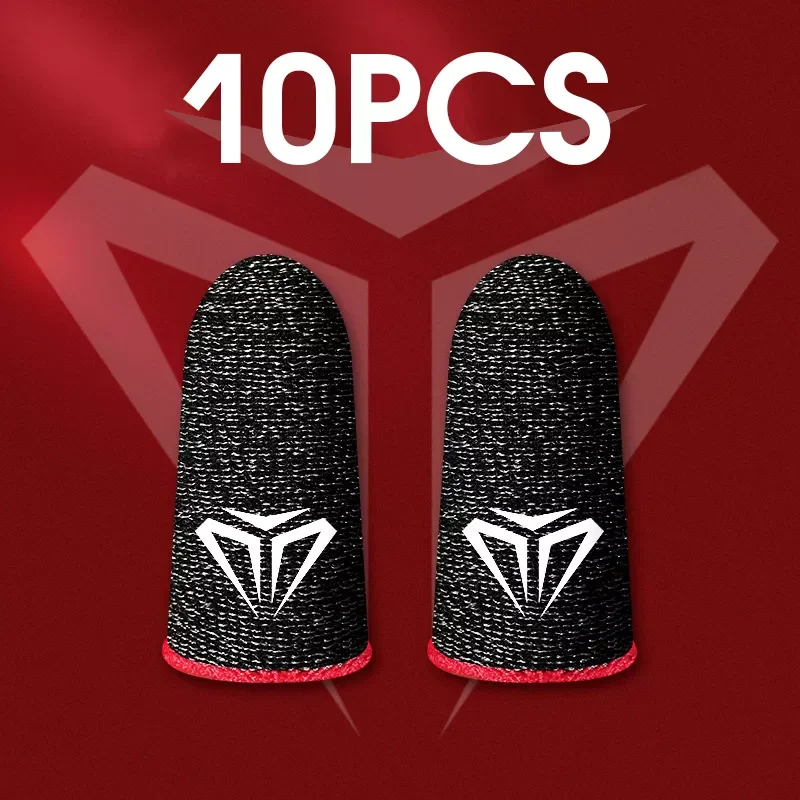 10PCS For PUBG Mobile Games Gaming Finger Sleeve Breathable Fingertips Sweatproof Anti-slip Fingertip Cover For Mobile Game 
10PCS For PUBG Mobile Games Gaming Finger Sleeve Breathable Fingertips Sweatproof Anti-slip Fingertip Cover For Mobile Game