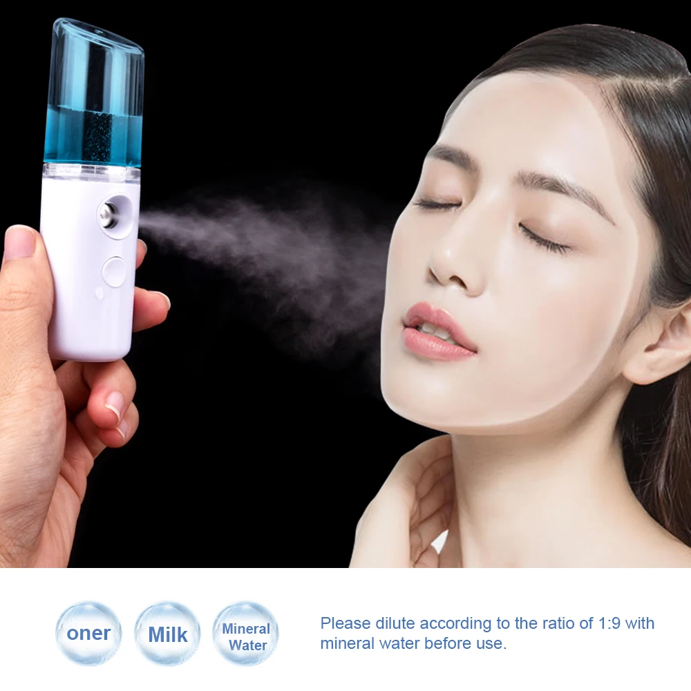 30ml Facial Sprayer Mist Humidifier USB Nebulizer Face Steamer Moisturizing Water Replenish Portable Nano Skin Care Beauty Tools
30ml Facial Sprayer Mist Humidifier USB Nebulizer Face Steamer Moisturizing Water Replenish Portable Nano Skin Care Beauty Tools