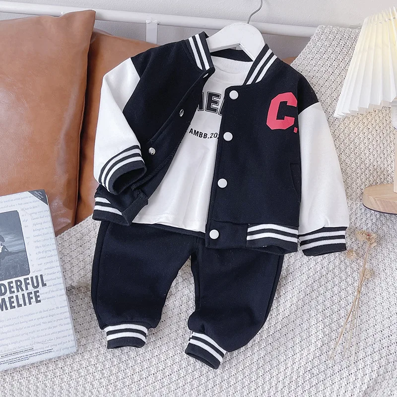 Brand New Boys Clothing Set Kids Sports Suit Children Tracksuit Toddler Boys Long Shirt + Coat + Pants Baby Back School Outfit
Brand New Boys Clothing Set Kids Sports Suit Children Tracksuit Toddler Boys Long Shirt + Coat + Pants Baby Back School Outfit