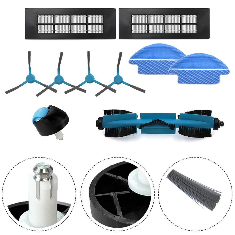 Vacuum Cleaner Accessories Set For Conga 3090 3091 3092 Main Brush Filter Side Brush Pad Wheel Floor Cleaning Spare Parts
Vacuum Cleaner Accessories Set For Conga 3090 3091 3092 Main Brush Filter Side Brush Pad Wheel Floor Cleaning Spare Parts