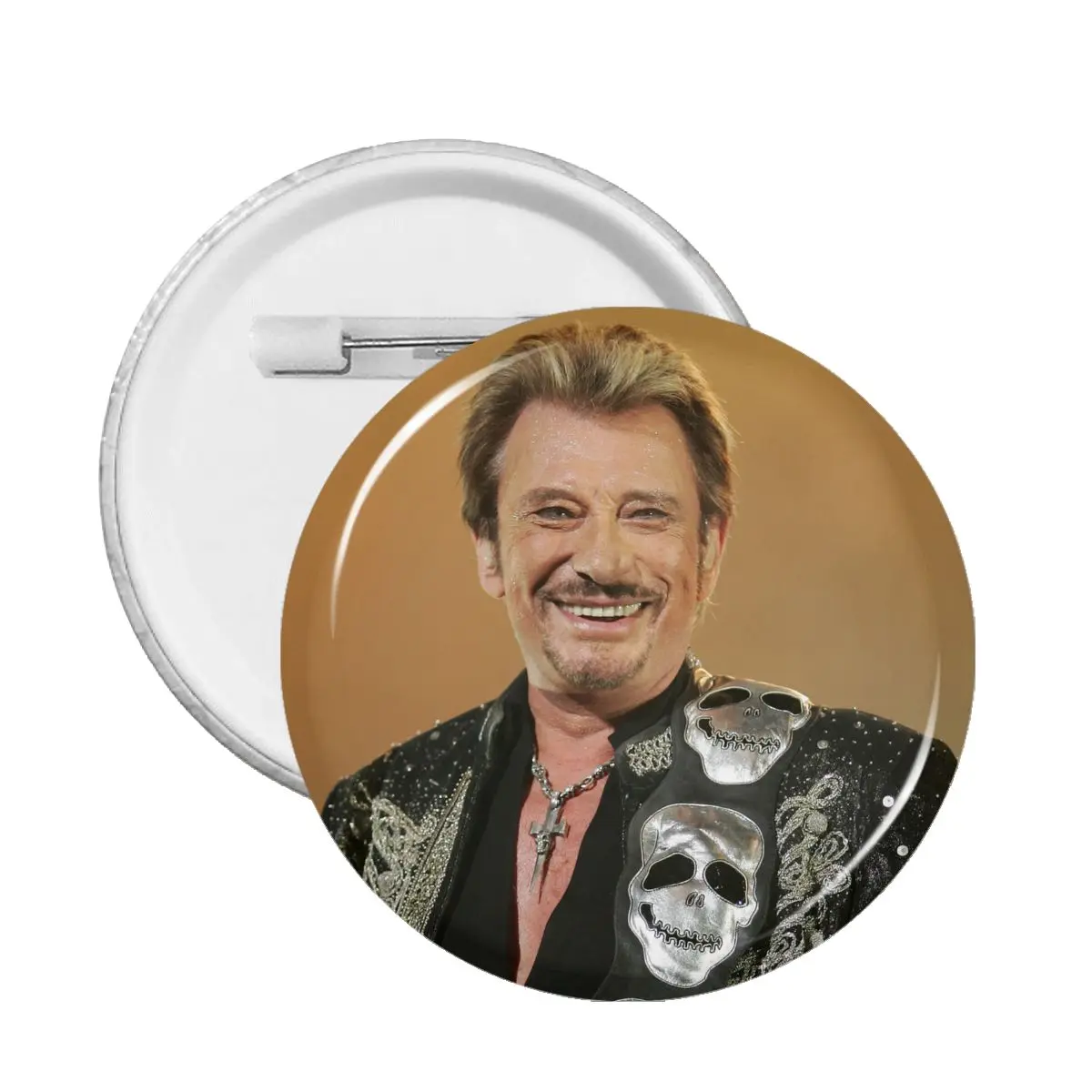 59mm Rock Star Badge Funny Anime Accessories for Clothes Johnny Hallyday Brooches Pins
59mm Rock Star Badge Funny Anime Accessories for Clothes Johnny Hallyday Brooches Pins