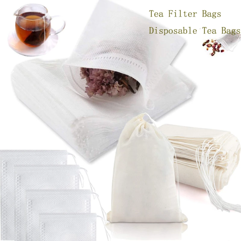 10-100pc Tea Bags Non-woven Fabric Tea Filter Bags for Spice Tea Infuser with String Heal Seal Disposable Teabags Empty Tea Bags
10-100pc Tea Bags Non-woven Fabric Tea Filter Bags for Spice Tea Infuser with String Heal Seal Disposable Teabags Empty Tea Bags