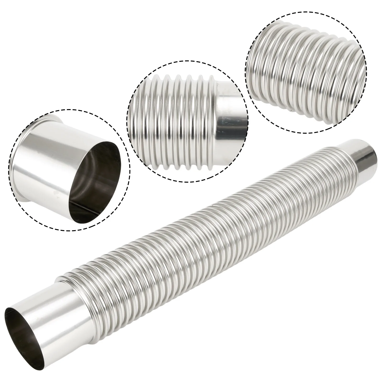 Exhaust Pipe 19.7*2.4in High Temperature Resistant Stainless Steel Wear-resistant Wood Stove Pipe Home Improvement
Exhaust Pipe 19.7*2.4in High Temperature Resistant Stainless Steel Wear-resistant Wood Stove Pipe Home Improvement