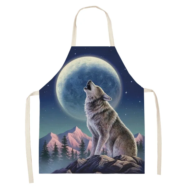 1Pcs Wolf Night Pattern Print Art Apron Linen Sleeveless Anti-fouling Apron Home Cooking Kitchen Adult Bib Home Cleaning Tools
1Pcs Wolf Night Pattern Print Art Apron Linen Sleeveless Anti-fouling Apron Home Cooking Kitchen Adult Bib Home Cleaning Tools