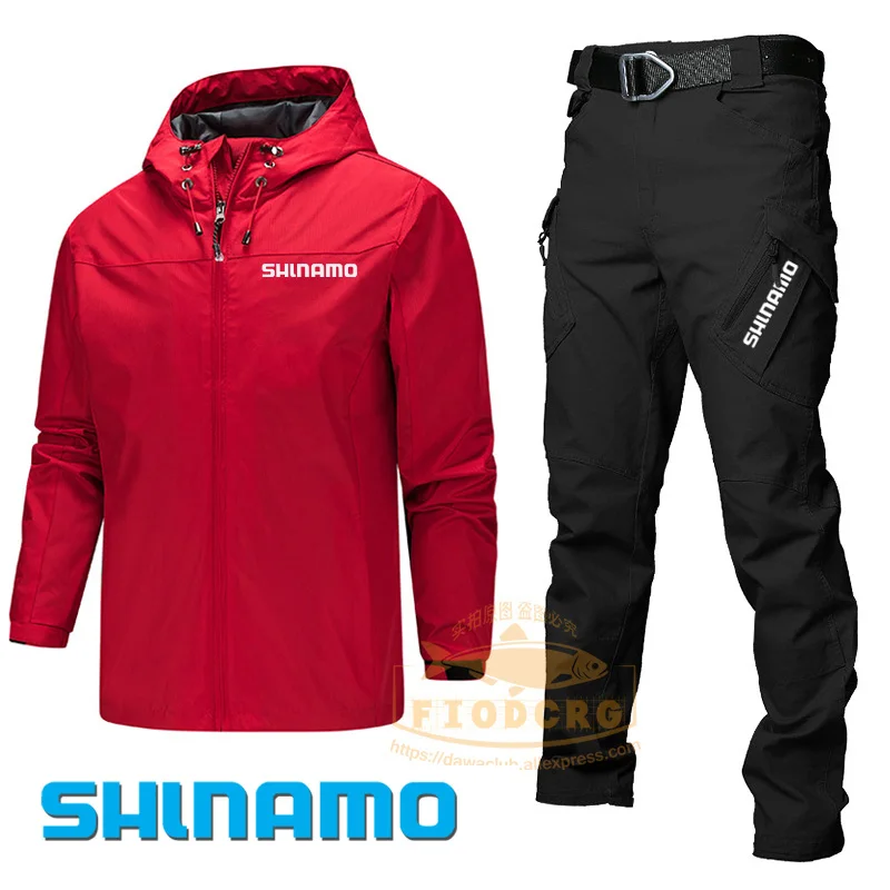 2023 Men's Waterproof Fishing Jacket Waterproof Outdoor Jacket Hoodie Fishing Trousers Clothes Hiking Jacket Pants Two Piece Set
2023 Men's Waterproof Fishing Jacket Waterproof Outdoor Jacket Hoodie Fishing Trousers Clothes Hiking Jacket Pants Two Piece Set