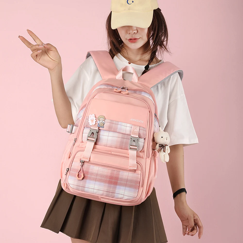 Повседневный милый женский рюкзак, вместительные рюкзаки в школьном стиле, ранец в клетку с принтом в стиле преппи для старших классов, с ре...
Повседневный милый женский рюкзак, вместительные рюкзаки в школьном стиле, ранец в клетку с принтом в стиле преппи для старших классов, с ре...