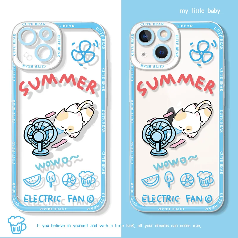 Funny Summer Fan Blowing Cat Phone Case For IPhone 14Pro Max 13Plus 12 11 X XR/XS INS Style Transparent Cartoon Silicone Cover
Funny Summer Fan Blowing Cat Phone Case For IPhone 14Pro Max 13Plus 12 11 X XR/XS INS Style Transparent Cartoon Silicone Cover