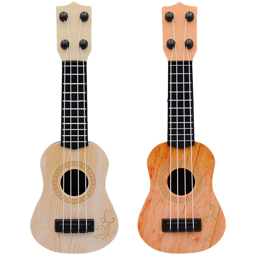 2Pcs Kids Strings Instrument Kid Gifts Simulation Guitar Plaything Kids Accessory 
2Pcs Kids Strings Instrument Kid Gifts Simulation Guitar Plaything Kids Accessory