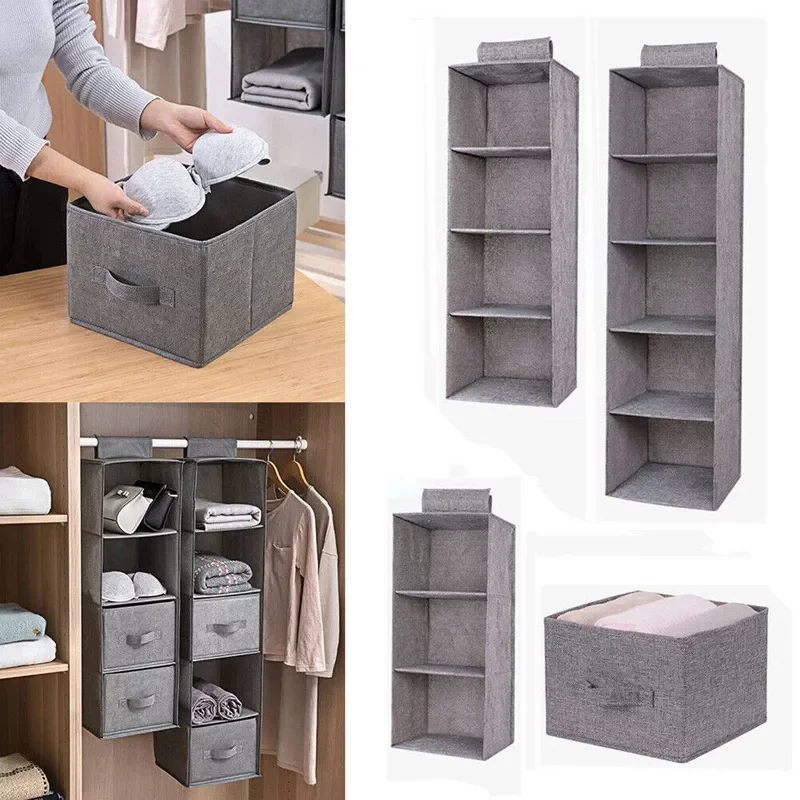 Wardrobe Hanging Storage Bag Interlayer Drawer Type Clothes Hangers Holder Portable Organizer Hanging Closet Organizer New
Wardrobe Hanging Storage Bag Interlayer Drawer Type Clothes Hangers Holder Portable Organizer Hanging Closet Organizer New