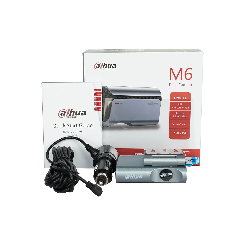 Видеорегистратор Dahua 3 Мп 1296P HDR Автомобильная камера M6, широкий угол обзора 139 ° F1.8 Большая диафрагма, мониторинг парковки, Wi-Fi алгоритм ночного режима телефона
Видеорегистратор Dahua 3 Мп 1296P HDR Автомобильная камера M6, широкий угол обзора 139 ° F1.8 Большая диафрагма, мониторинг парковки, Wi-Fi алгоритм ночного режима телефона