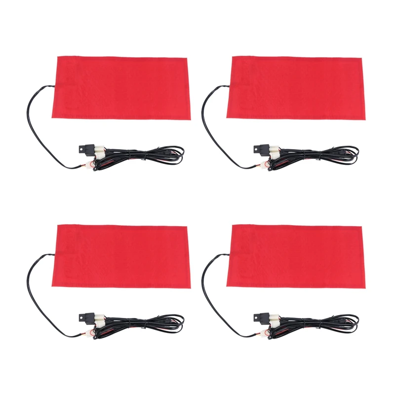 4X 25W 12V Universal Motorcycle ATV Seat Heated Cushion Waterproof Pad Heating Pad Mat Winter Warmer
4X 25W 12V Universal Motorcycle ATV Seat Heated Cushion Waterproof Pad Heating Pad Mat Winter Warmer