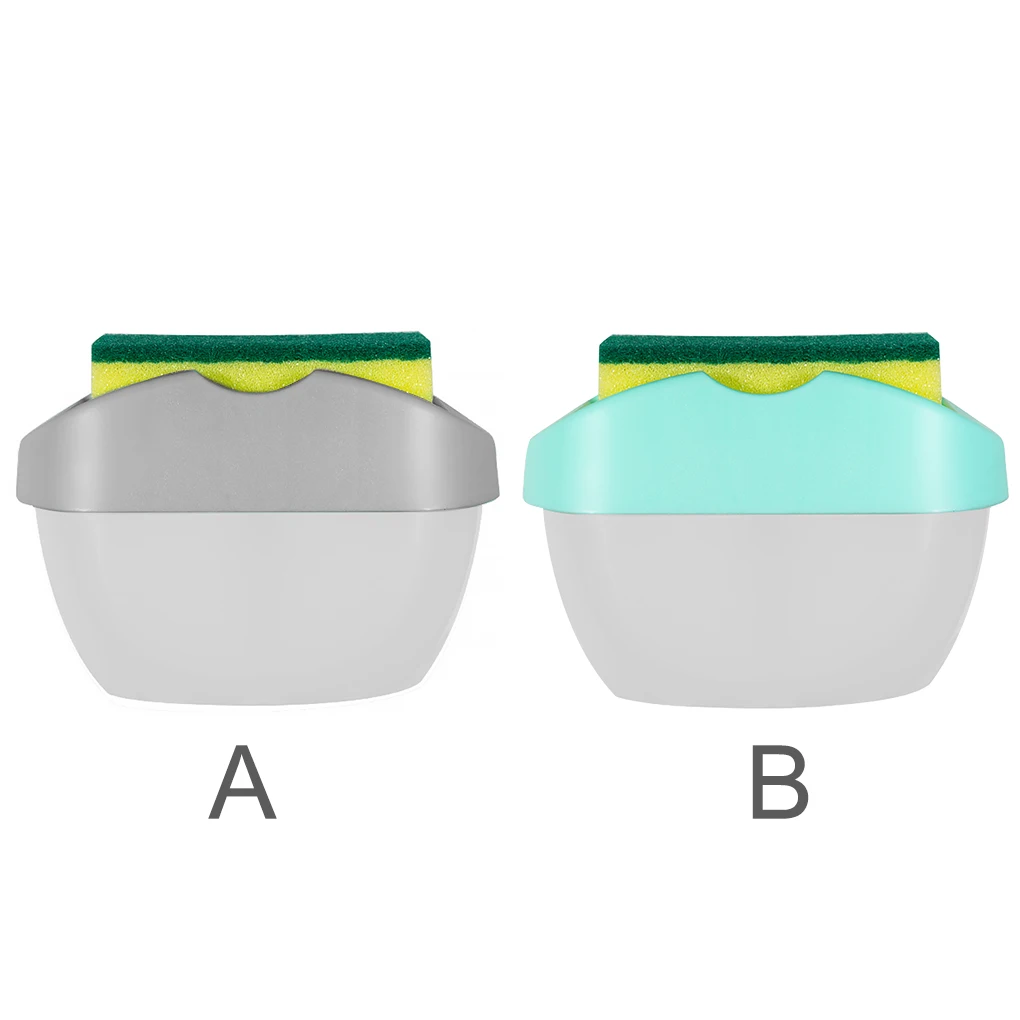 Диспенсер для мыла с губчатым держателем, контейнер для жидкости, Ручной пресс, инструменты для очистки кухни с губкой 
Диспенсер для мыла с губчатым держателем, контейнер для жидкости, Ручной пресс, инструменты для очистки кухни с губкой