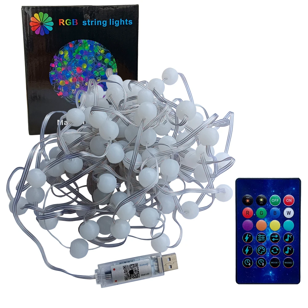 FUNZENXIN RGB LED Гирлянда WS2812B Bluetooth 50LED/5м
FUNZENXIN RGB LED Гирлянда WS2812B Bluetooth 50LED/5м