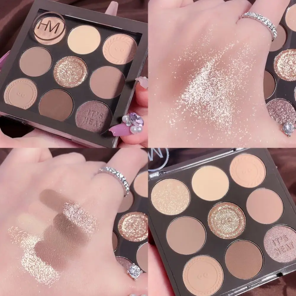 9 Color Glitter Eyeshadow Palette Chocolate Brown Pink Red Matte Eye Shadow Daily Eyes Makeup Palette Shimmer Sequins Cosmetics
9 Color Glitter Eyeshadow Palette Chocolate Brown Pink Red Matte Eye Shadow Daily Eyes Makeup Palette Shimmer Sequins Cosmetics