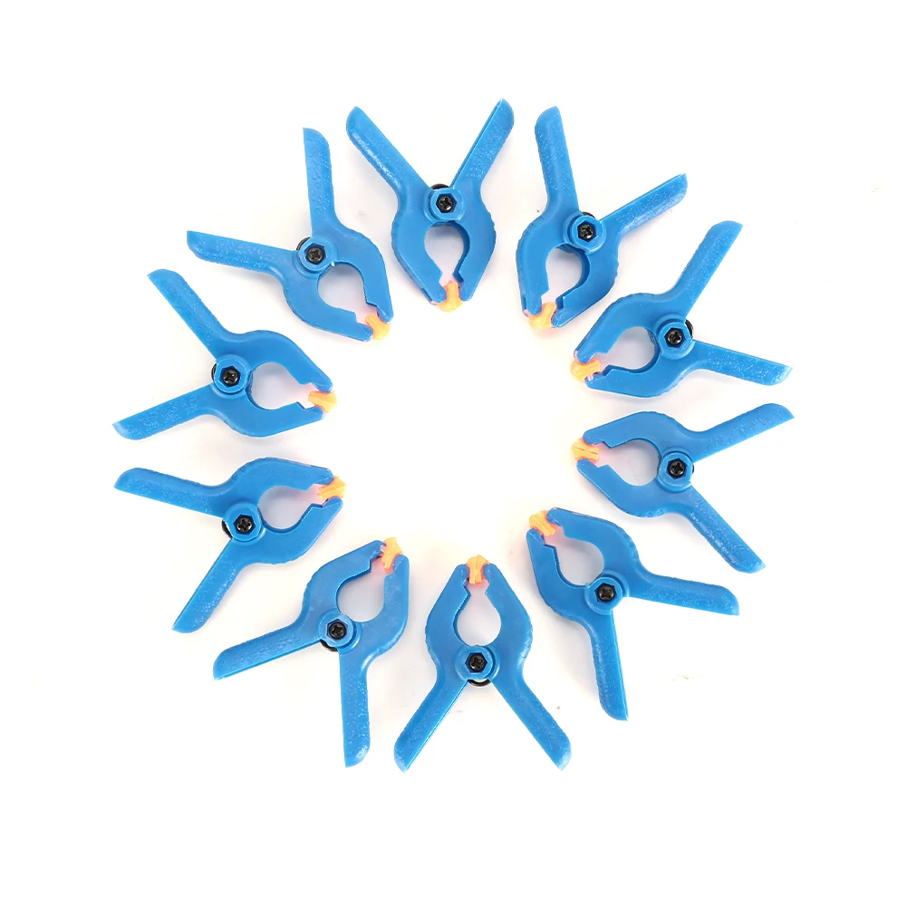 10pcs 2in Spring Clamps Woodworking Tools Plastic Nylon Grip Cramps Jaw Opening For Spring Clip Photo Studio Background
10pcs 2in Spring Clamps Woodworking Tools Plastic Nylon Grip Cramps Jaw Opening For Spring Clip Photo Studio Background