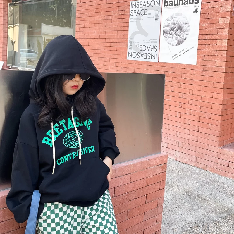 Girls Sweatshirt Alphabet Print Children's Pullover Spring Autumn Fleece Hip Hop Hoody Kids Casual Tops TZ171
Girls Sweatshirt Alphabet Print Children's Pullover Spring Autumn Fleece Hip Hop Hoody Kids Casual Tops TZ171