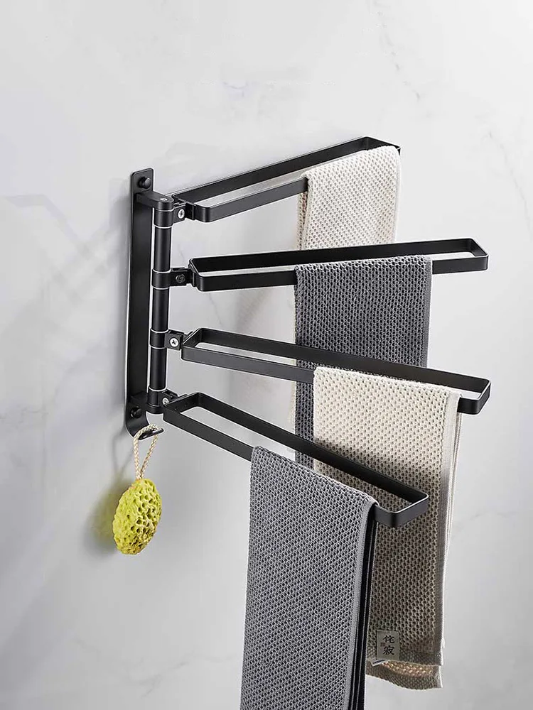 Swivel Towel Bars Rotatable Towel Rack Hanger With 4-Arms Punch-Free Storage Shelf With Hooks Bathroom Swin Shower Towel Shelf
Swivel Towel Bars Rotatable Towel Rack Hanger With 4-Arms Punch-Free Storage Shelf With Hooks Bathroom Swin Shower Towel Shelf