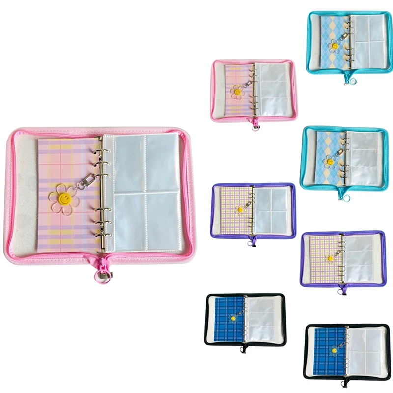 Zipper Binder With 30Pcs Photo Sleeves, Kpop Album Glitter Photocard Binder DIY Photo Album Loose-Ring Binder
Zipper Binder With 30Pcs Photo Sleeves, Kpop Album Glitter Photocard Binder DIY Photo Album Loose-Ring Binder