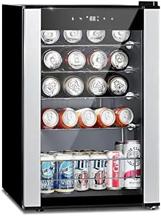 

Холодильник Smad, 19 бутылок, столешница с цифровым контролем температуры и бесшумным компрессором, холодильники для напитков, Fr