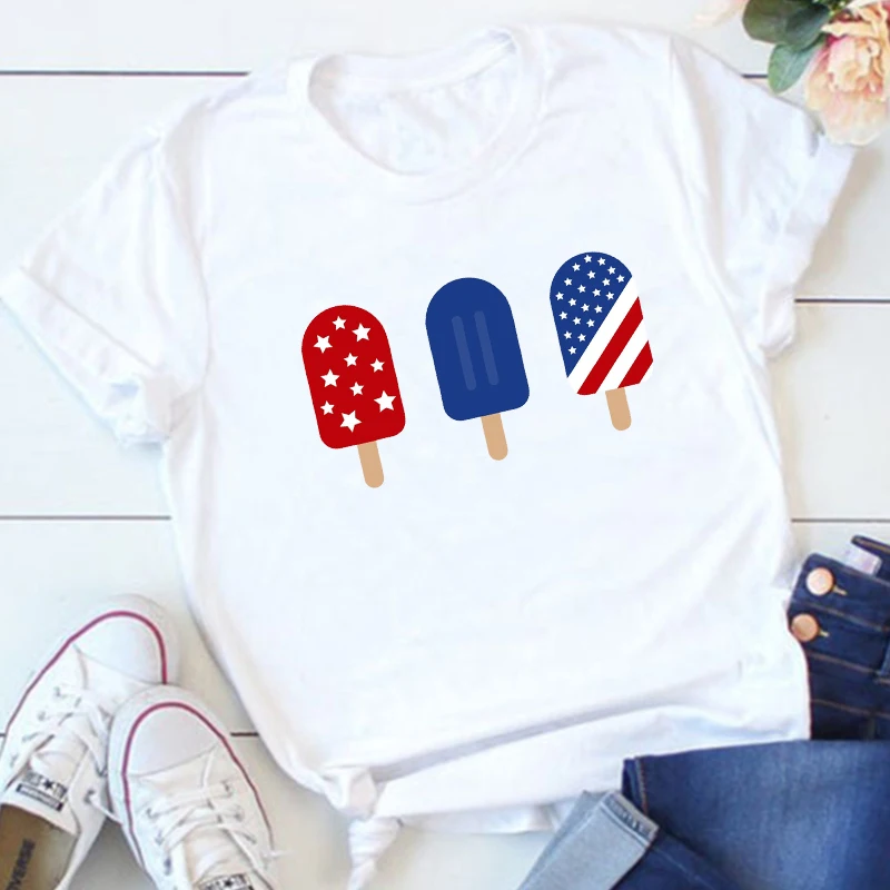 Red White Blue Popsicle Shirt 4th of July T-shirt July 4th Graphic Tee Women USA Patriotic Shirt Independence Day T-shirt
Red White Blue Popsicle Shirt 4th of July T-shirt July 4th Graphic Tee Women USA Patriotic Shirt Independence Day T-shirt