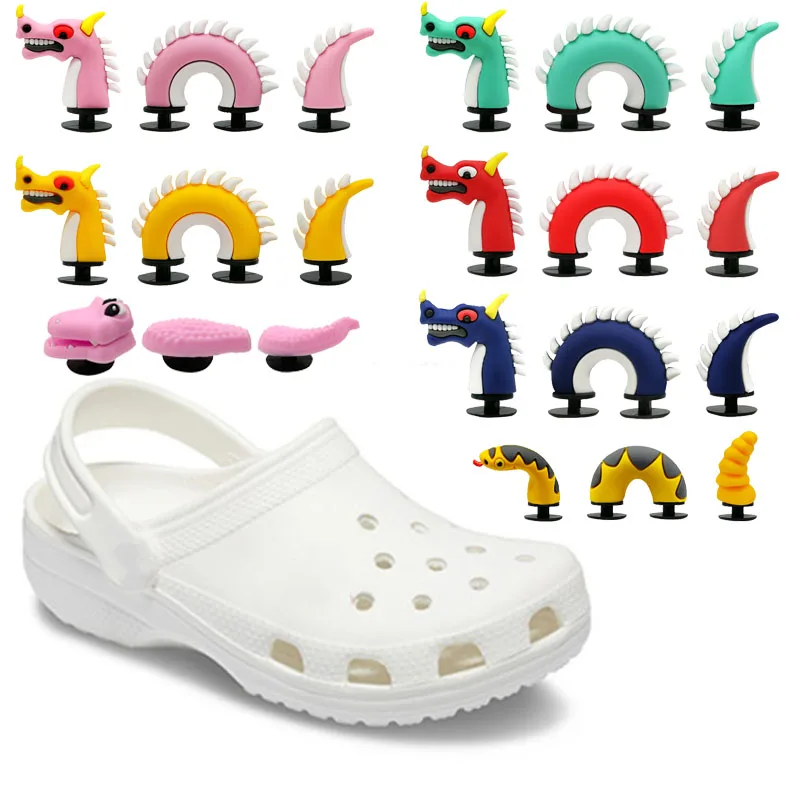 1set 3D Shoe Charms Dragon Snake Shoe Decorations Croc Accessories Crocodile Croc Jeans for Men Women Gift Wholesale
1set 3D Shoe Charms Dragon Snake Shoe Decorations Croc Accessories Crocodile Croc Jeans for Men Women Gift Wholesale