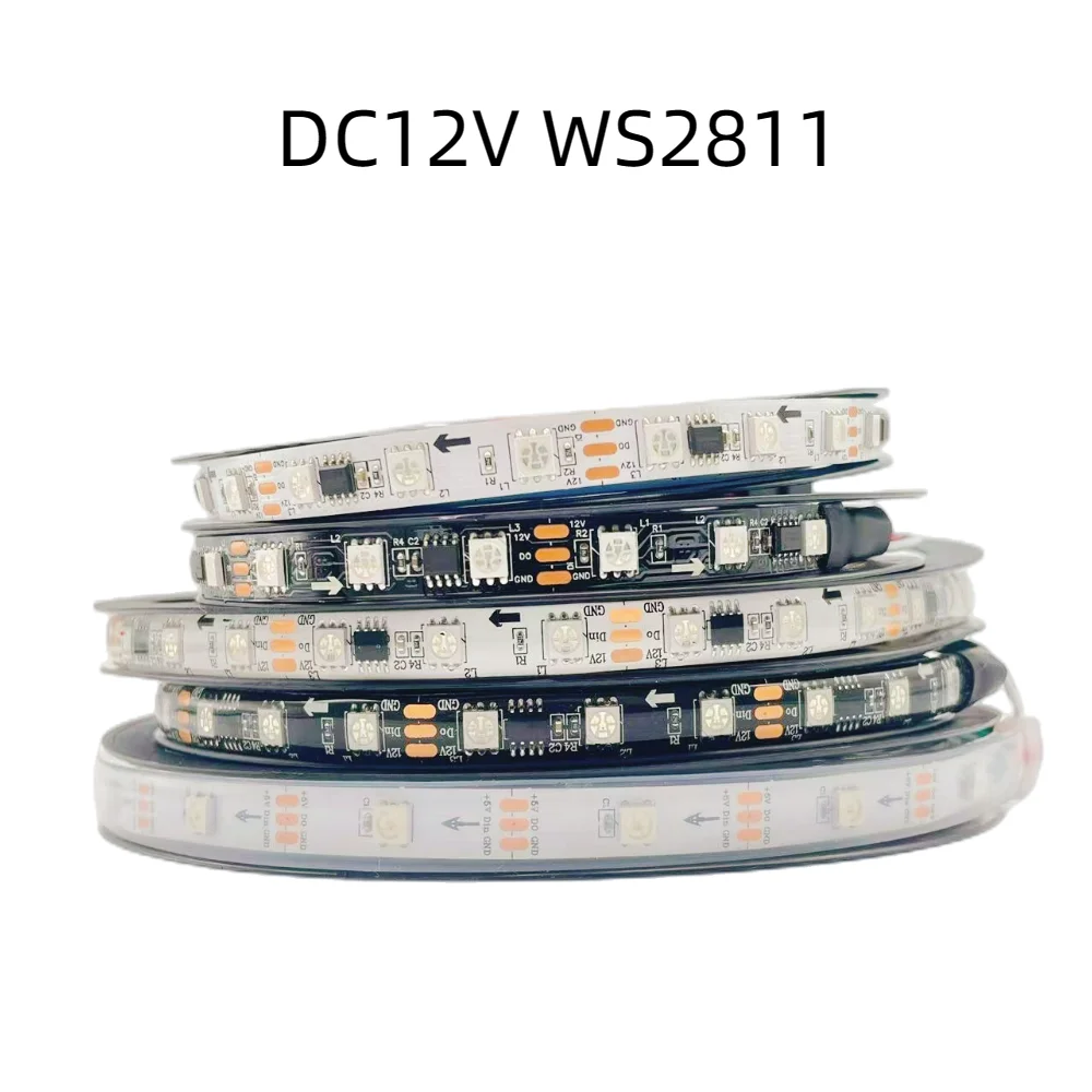 DC12V WS2811 LED Pixel Strip Light Rgb Full Color 5050 Led Strip Ribbon Flexible Addressable Digital LED Tape 1 Ic Control 3
DC12V WS2811 LED Pixel Strip Light Rgb Full Color 5050 Led Strip Ribbon Flexible Addressable Digital LED Tape 1 Ic Control 3