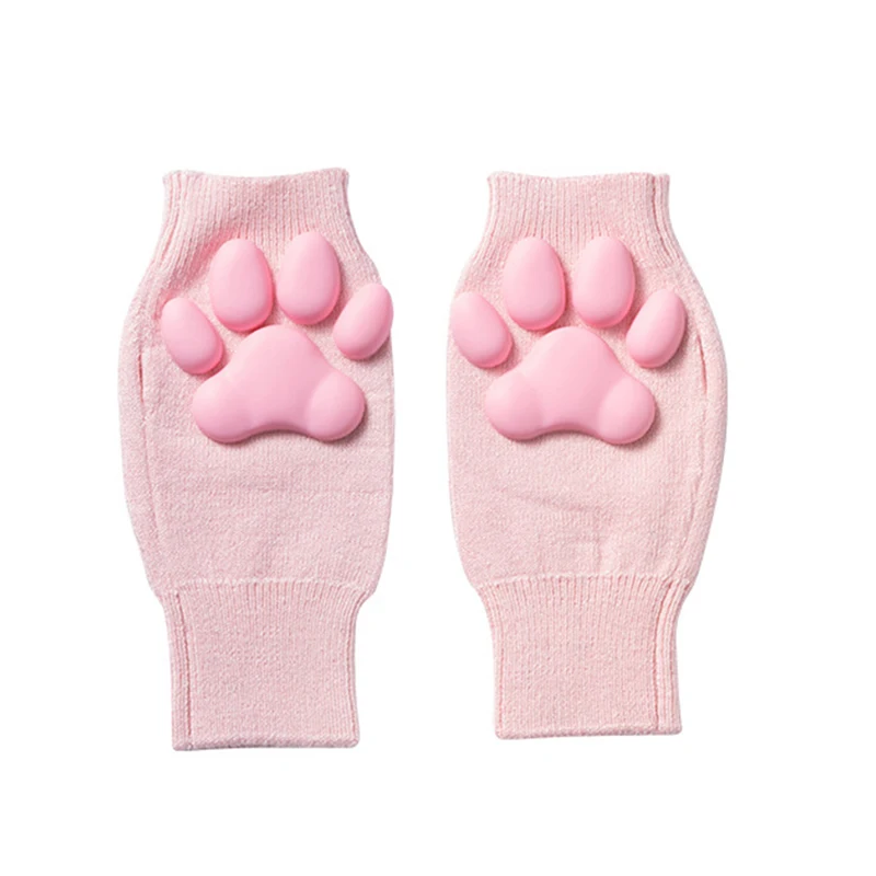 3D Silicone Cat Paw Gloves Cute Kitten Fingerless Gloves Pawpads Gloves Female Girls Christmas Halloween Cosplay
3D Silicone Cat Paw Gloves Cute Kitten Fingerless Gloves Pawpads Gloves Female Girls Christmas Halloween Cosplay