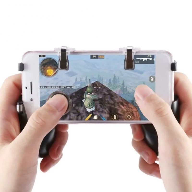 5 In 1 PUBG Moible Controller Gamepad Free Fire L1 R1 Triggers PUGB Mobile Game Pad Grip L1R1 Joystick For IPhone Android Phone
5 In 1 PUBG Moible Controller Gamepad Free Fire L1 R1 Triggers PUGB Mobile Game Pad Grip L1R1 Joystick For IPhone Android Phone