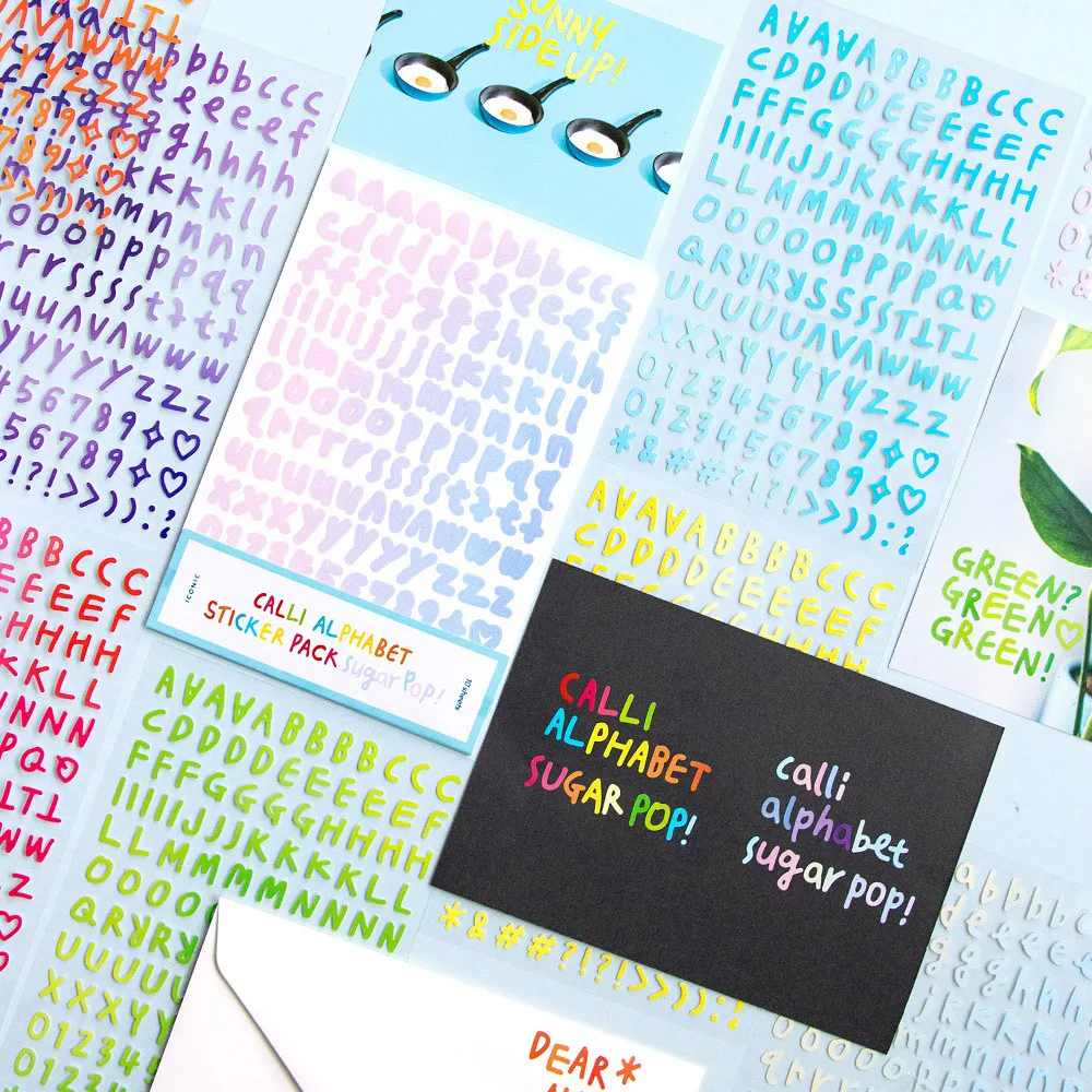 10pcs Gradient Colored Alphabet Numbers Decorative Stickers Material Sticker Scrapbooking Label Diary Cup Phone Journal Planner
10pcs Gradient Colored Alphabet Numbers Decorative Stickers Material Sticker Scrapbooking Label Diary Cup Phone Journal Planner