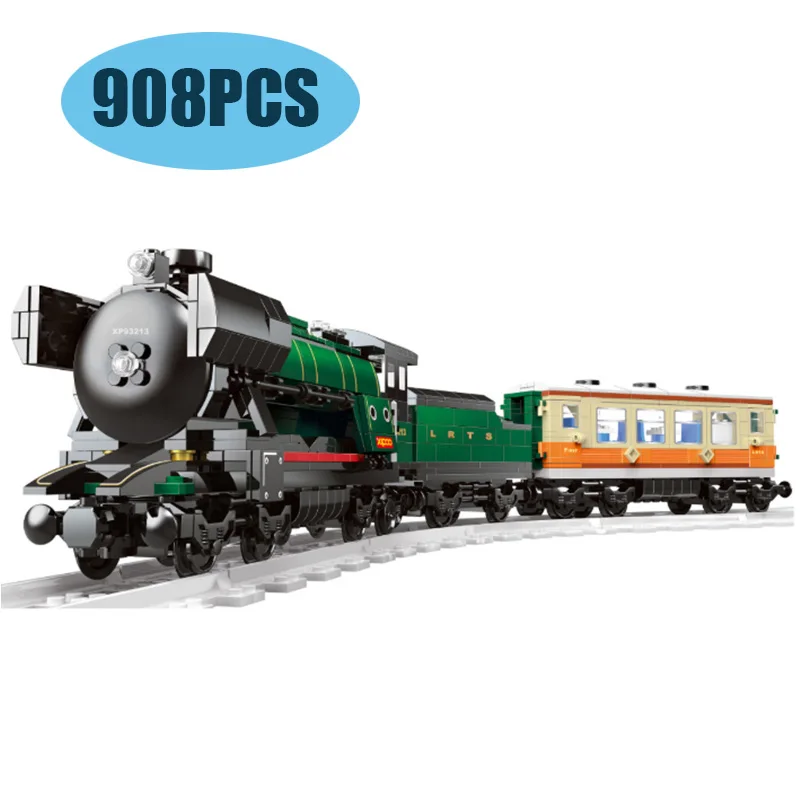 

21005 Compatible high tech Series Emerald Night Train Model Building Kit Block Bricks Toys Christmas Gift 10194 10271