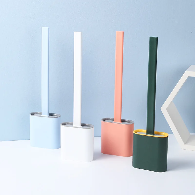 2022Breathable Toilet Brush Water Leak Proof with Base Silicone Flat Head Flexible Soft Bristles Brush with Quick Drying Holder
2022Breathable Toilet Brush Water Leak Proof with Base Silicone Flat Head Flexible Soft Bristles Brush with Quick Drying Holder